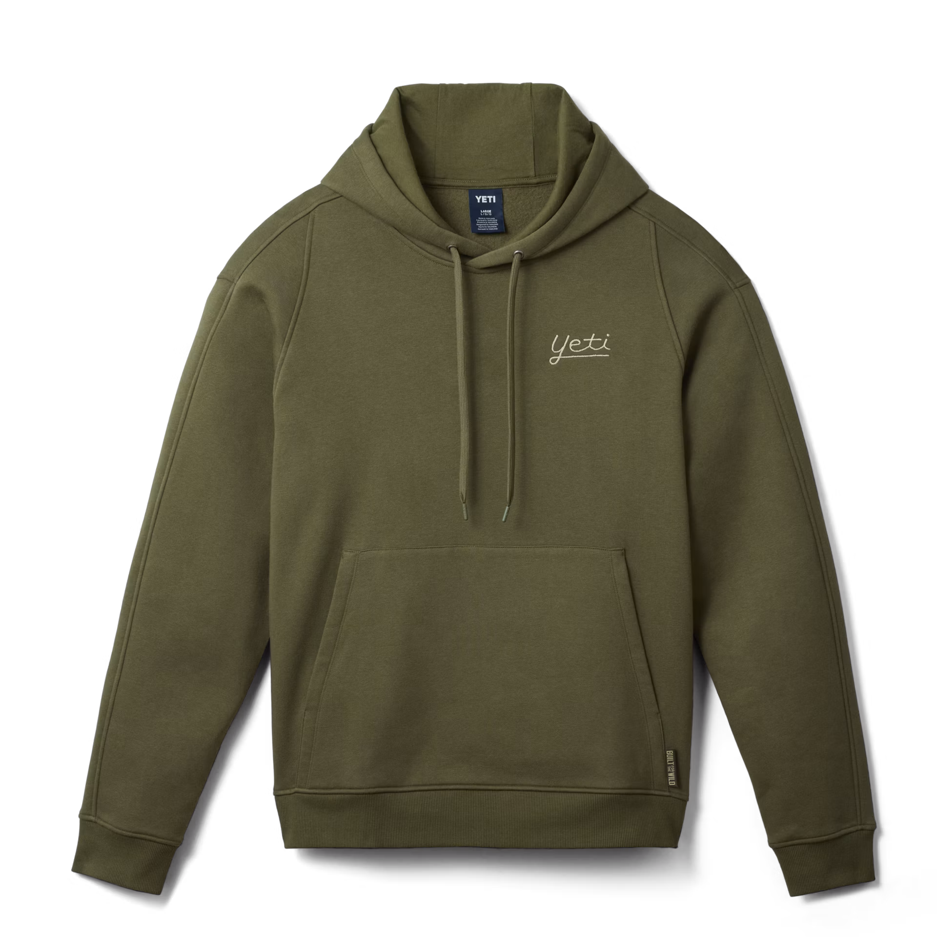 YETI Script Built for the Wild Fleece Hoodie — Sweatshirt