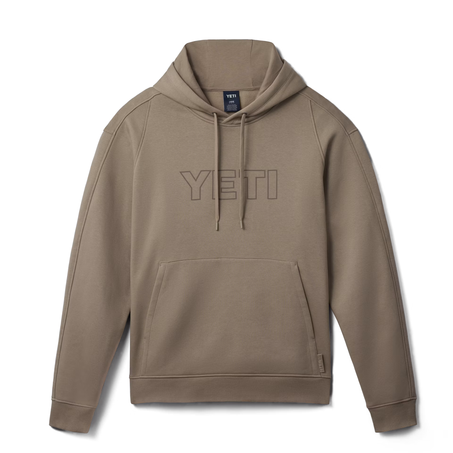 YETI Logo Built for the Wild Fleece Hoodie — Sweatshirt